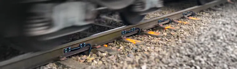 AMTAB sensors installed on a railway track