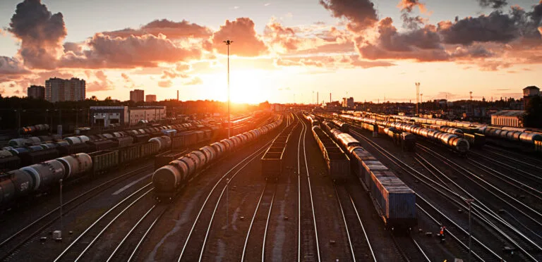 AMTAB WIM network and railway logistics diagram